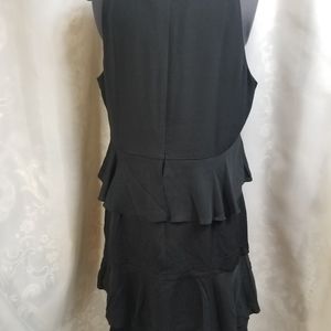 Ann Taylor black ruffle dress